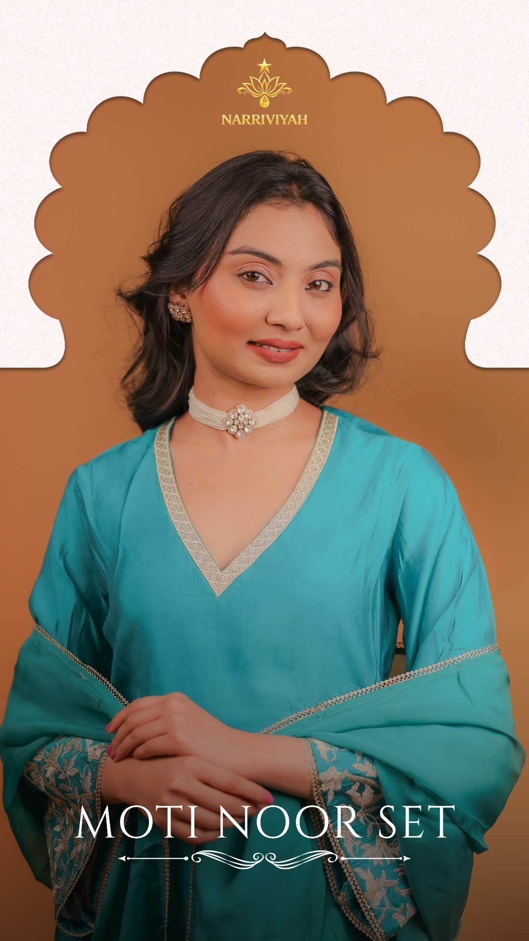 Moti Choker Set